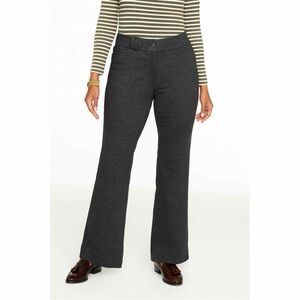 Talbots Stretchy Flare‎ Leg Trouser Pant Grey 8 Straight Career Office Work